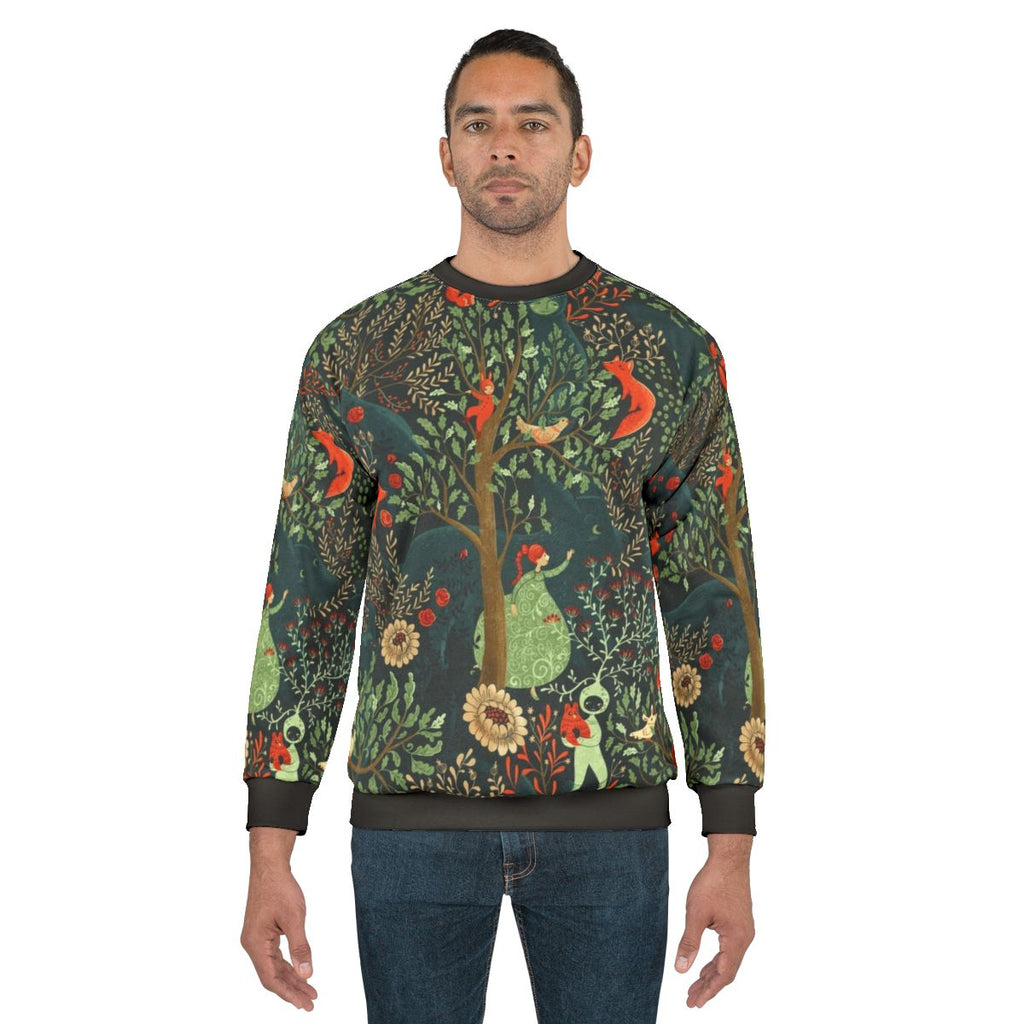 Whimsical and enchanted forest inspired sweatshirt
