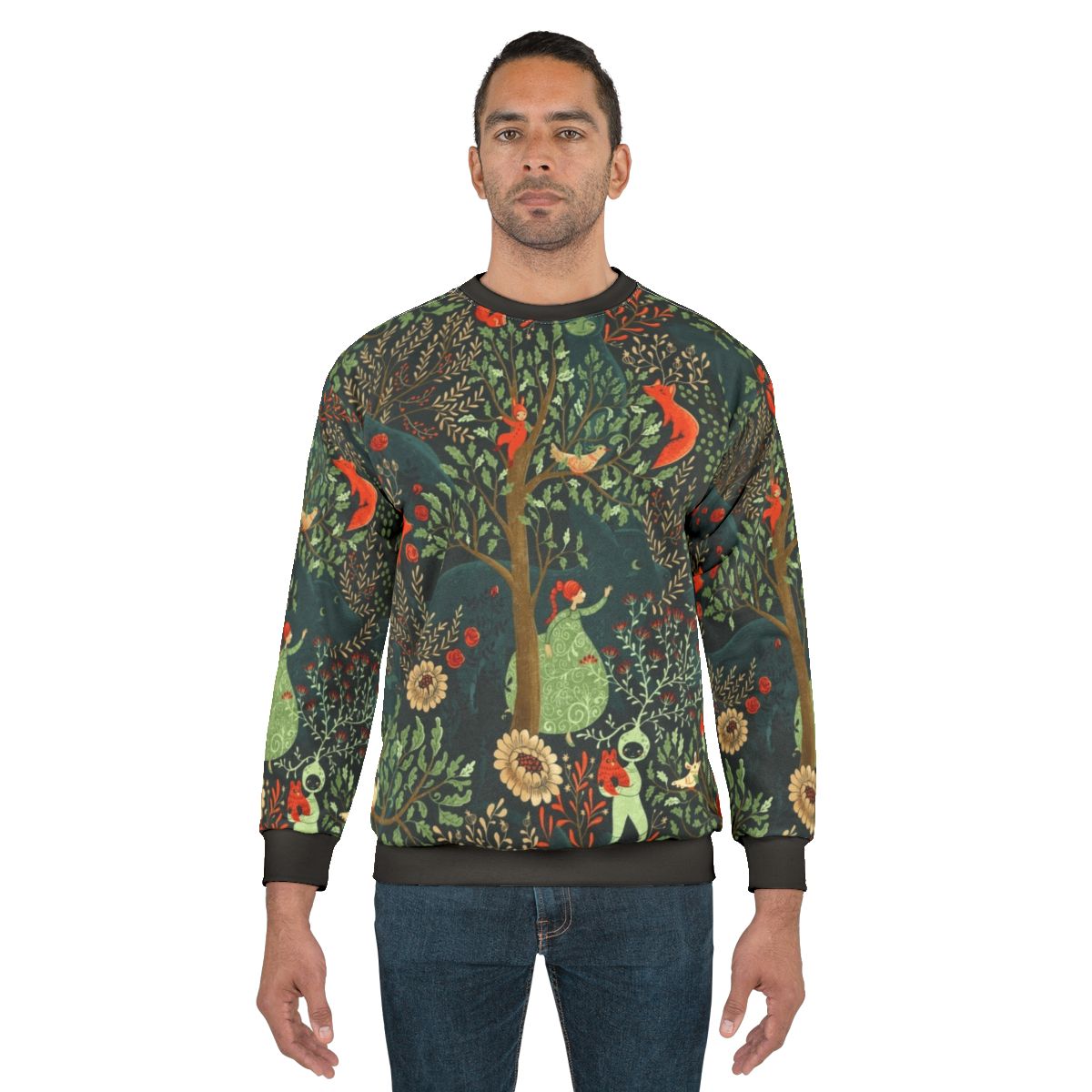 Whimsical and enchanted forest inspired sweatshirt