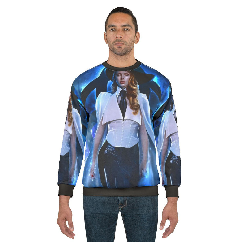 White angel sweatshirt for Halloween cosplay