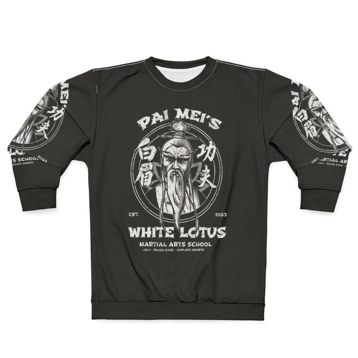 White Lotus Sweatshirt featuring Kill Bill and Tarantino movie inspired design