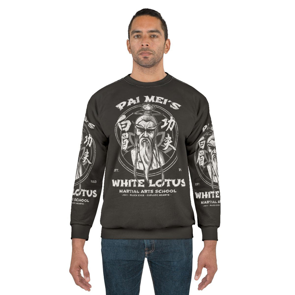 White Lotus Sweatshirt featuring Kill Bill and Tarantino movie inspired design