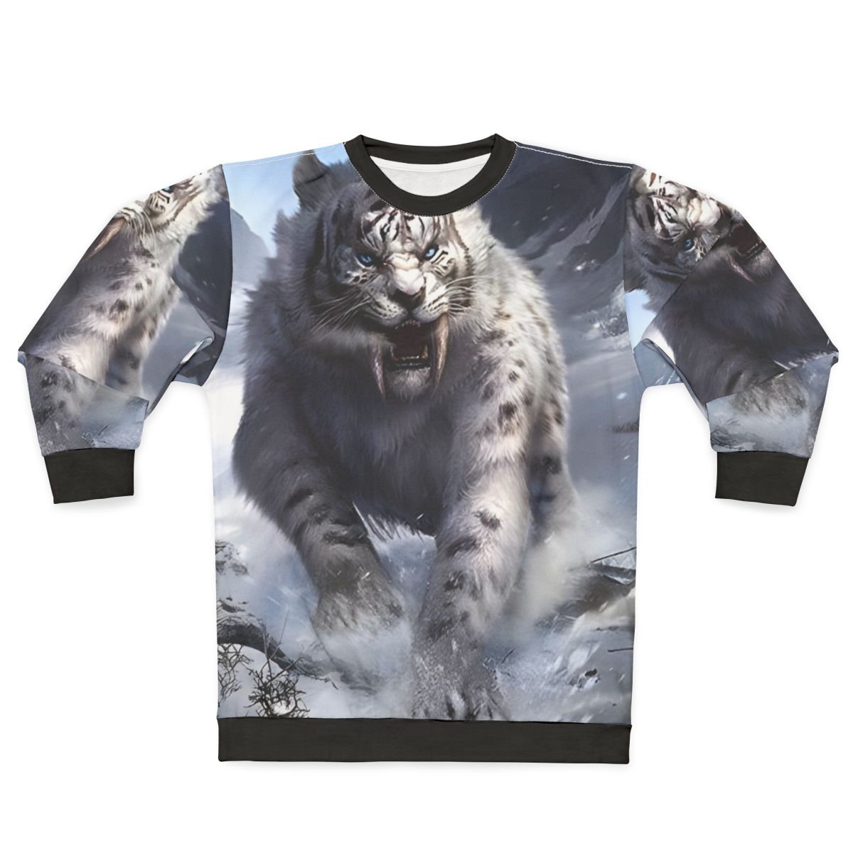Legendary White Sabertooth Tiger Sweatshirt