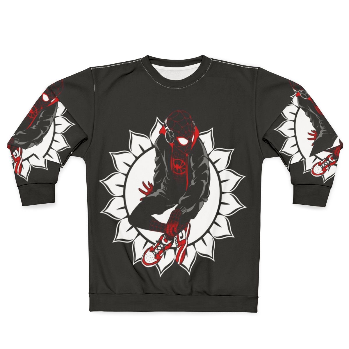 White Sunflower Spider Verse Sweatshirt