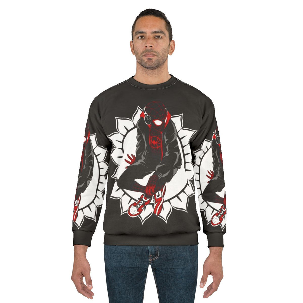 White Sunflower Spider Verse Sweatshirt