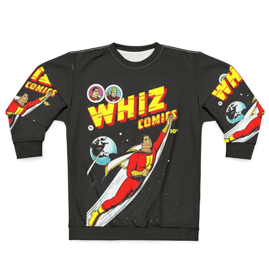 Vintage Golden Age Comic Book Superhero Sweatshirt