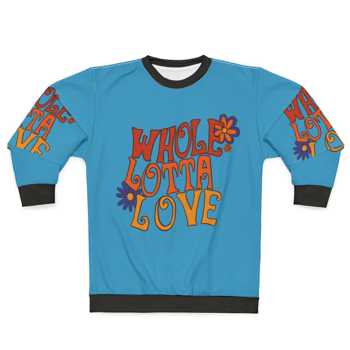 Led Zeppelin Inspired 'Whole Lotta Love' Retro Sweatshirt