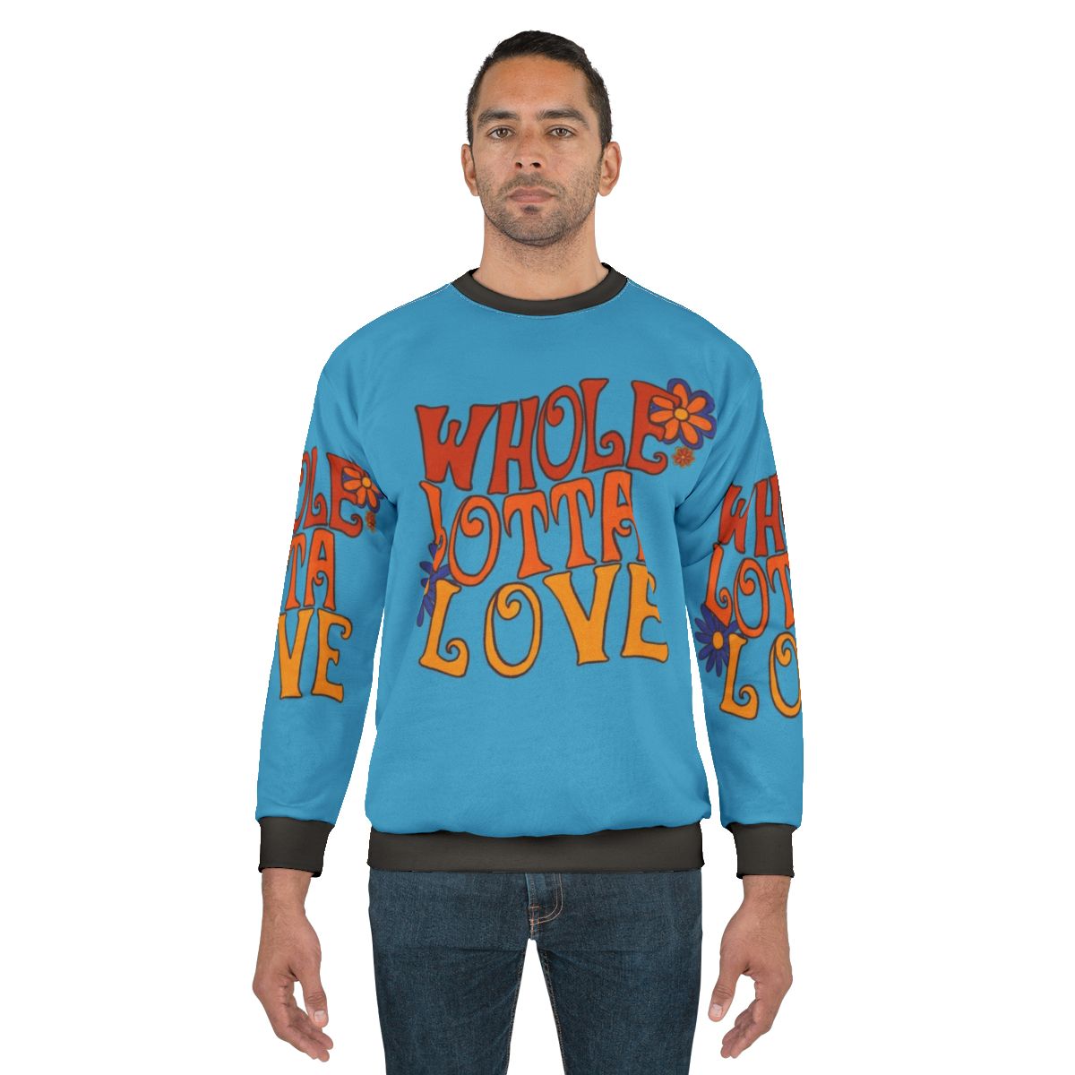 Led Zeppelin Inspired 'Whole Lotta Love' Retro Sweatshirt