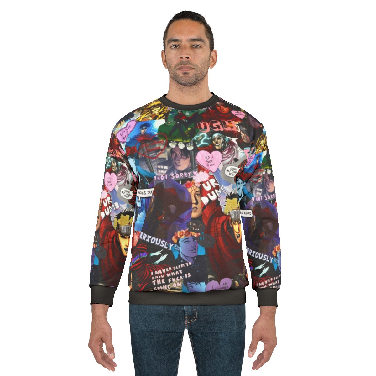 Marvel Wiccan Superhero Collage Sweatshirt