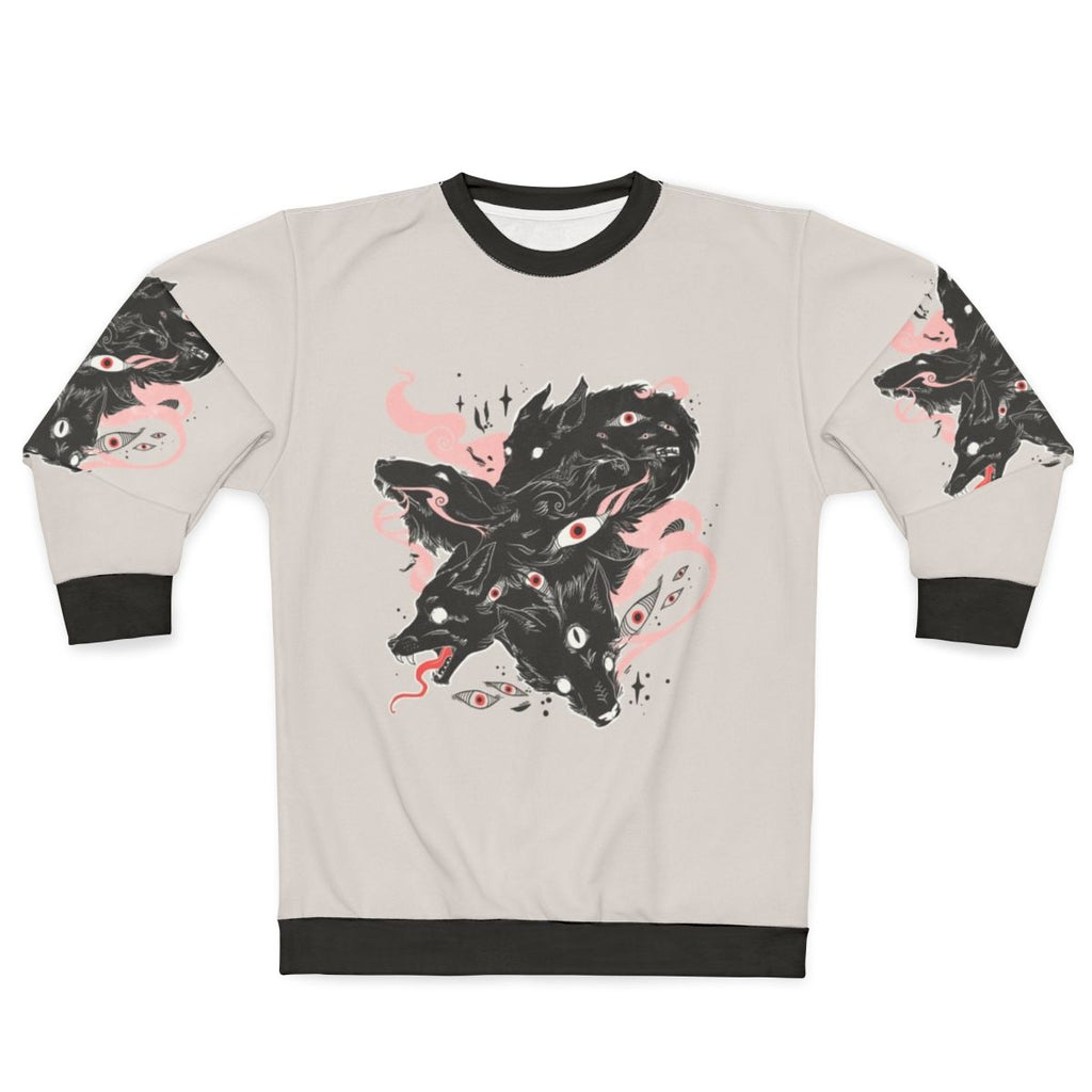 Wild Wolves with Many Eyes Sweatshirt