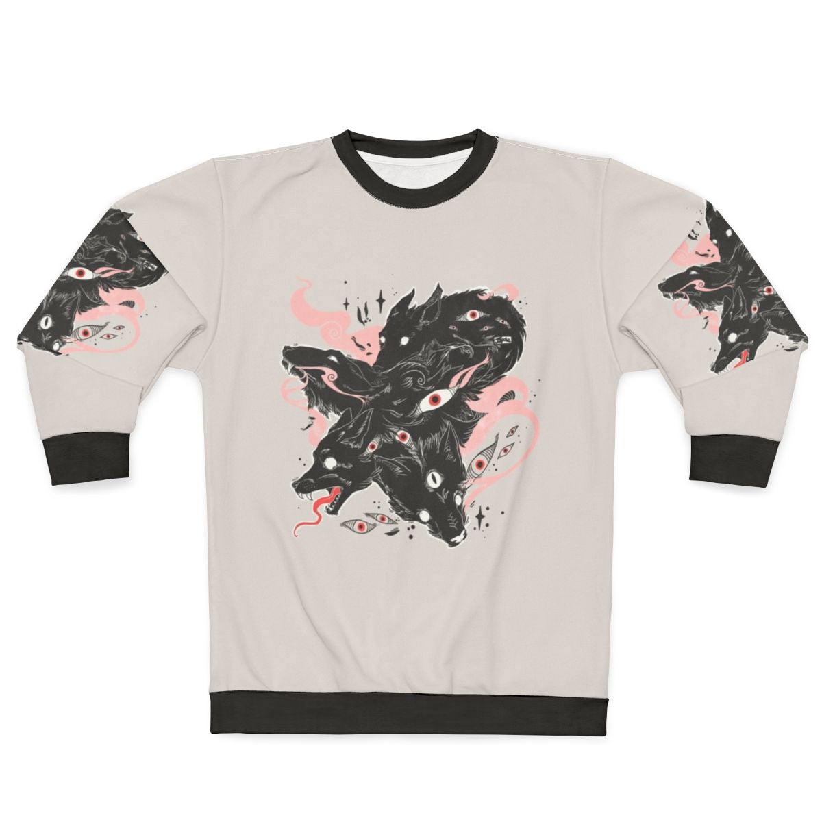 Wild Wolves with Many Eyes Sweatshirt