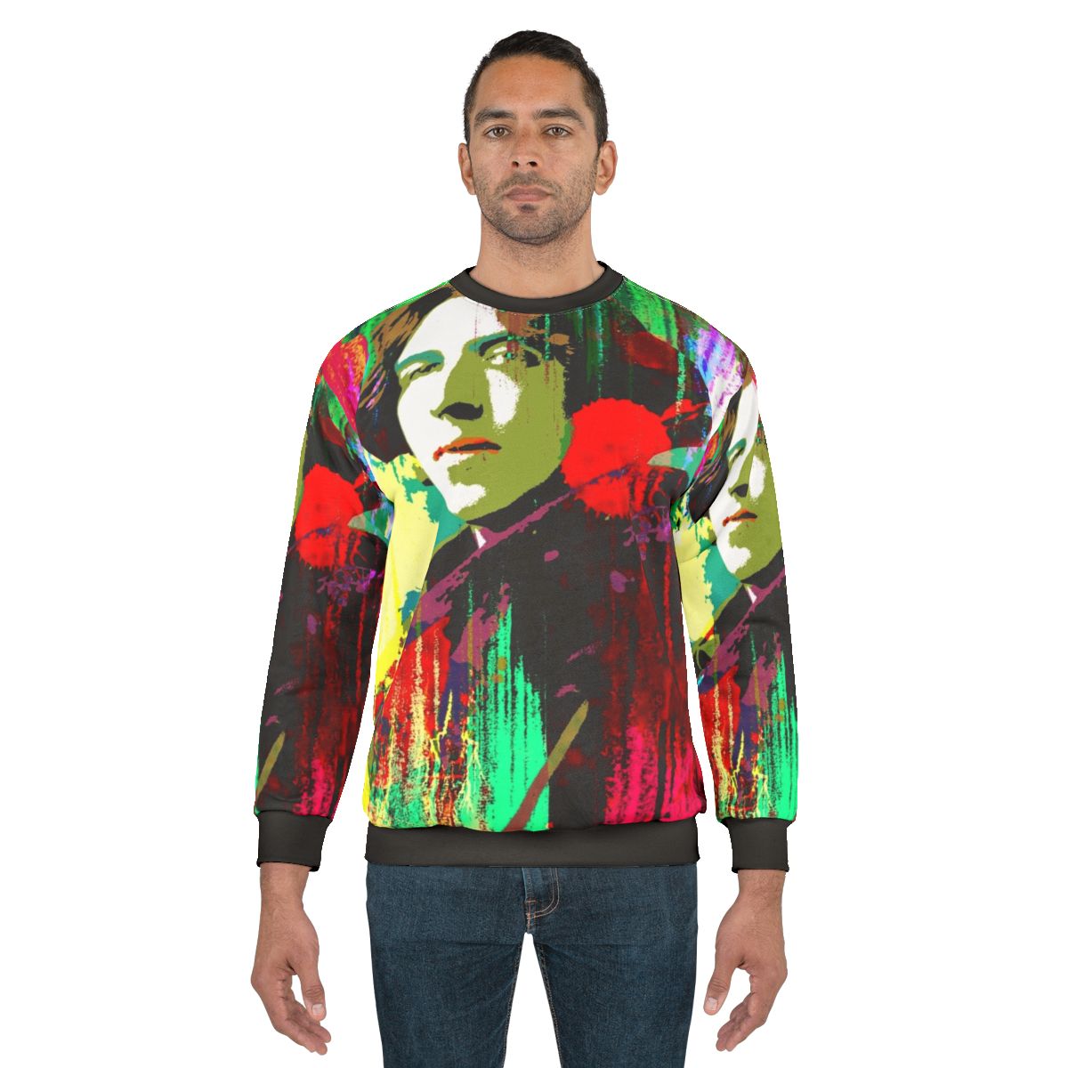 Oscar Wilde inspired queer fashion hedonistic sweatshirt