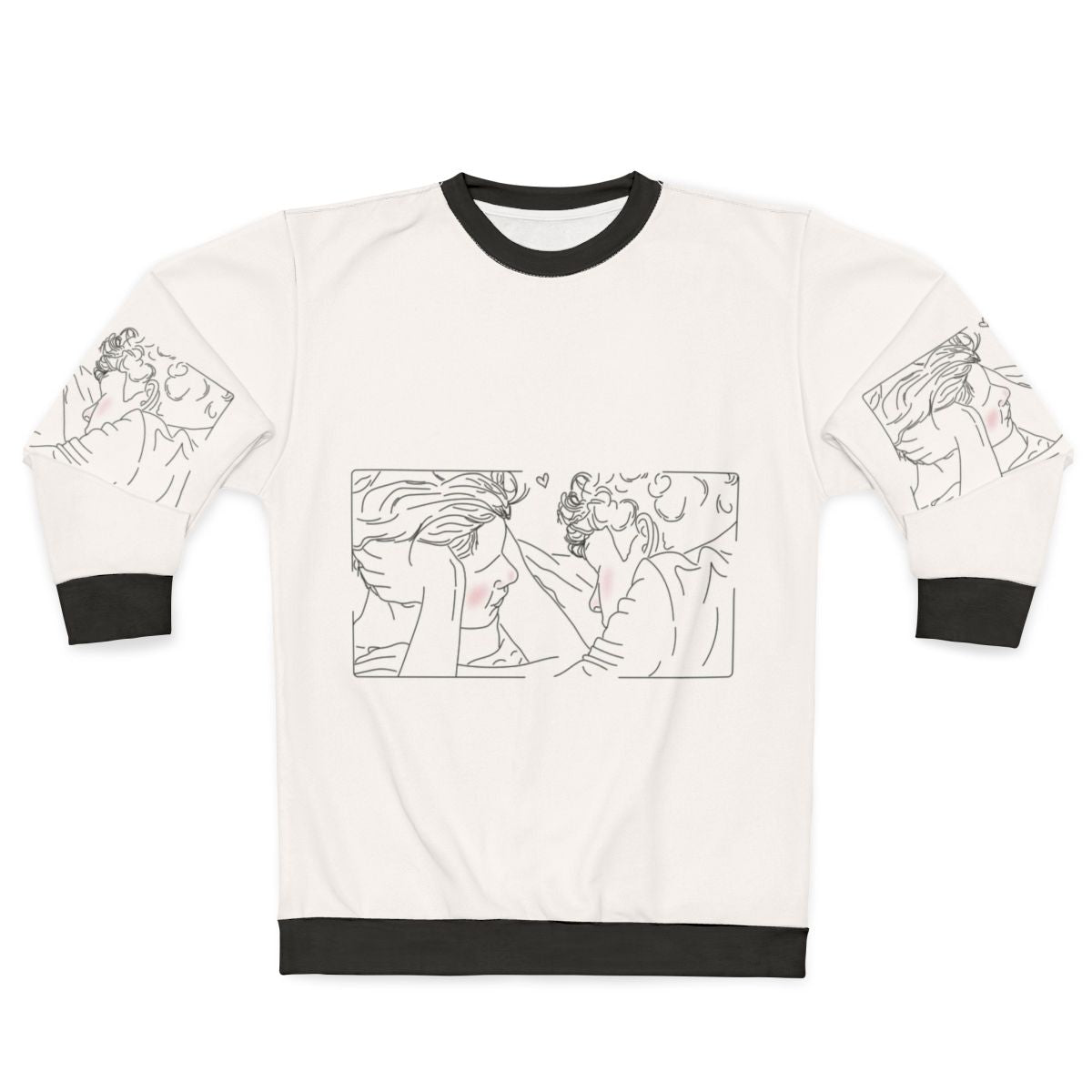 Young Royals Season 2 Wilhelm and Simon Minimal Line Art Sweatshirt