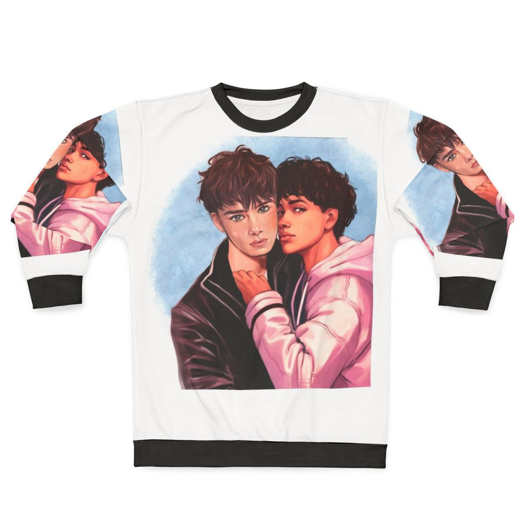 Wilhelm Simon Young Royals Sweatshirt with gay romance and LGBT pride design