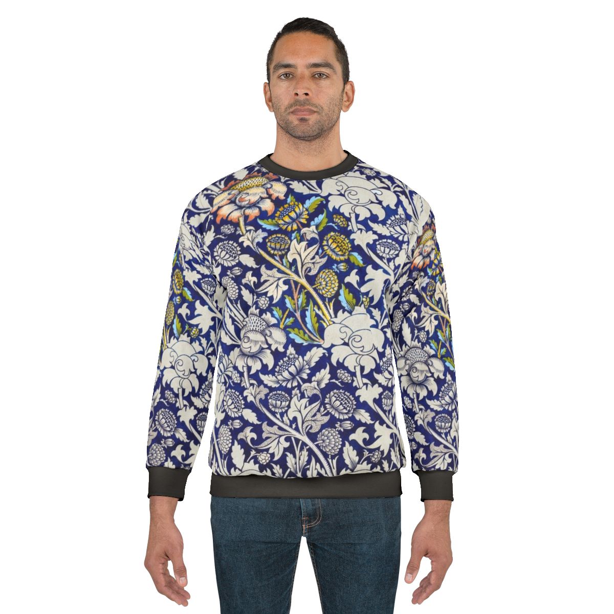 William Morris Art Nouveau Botanical Floral Sweatshirt