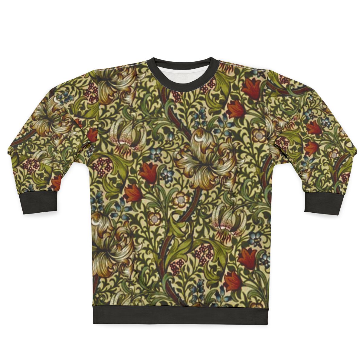Vintage William Morris Golden Lily Floral Sweatshirt