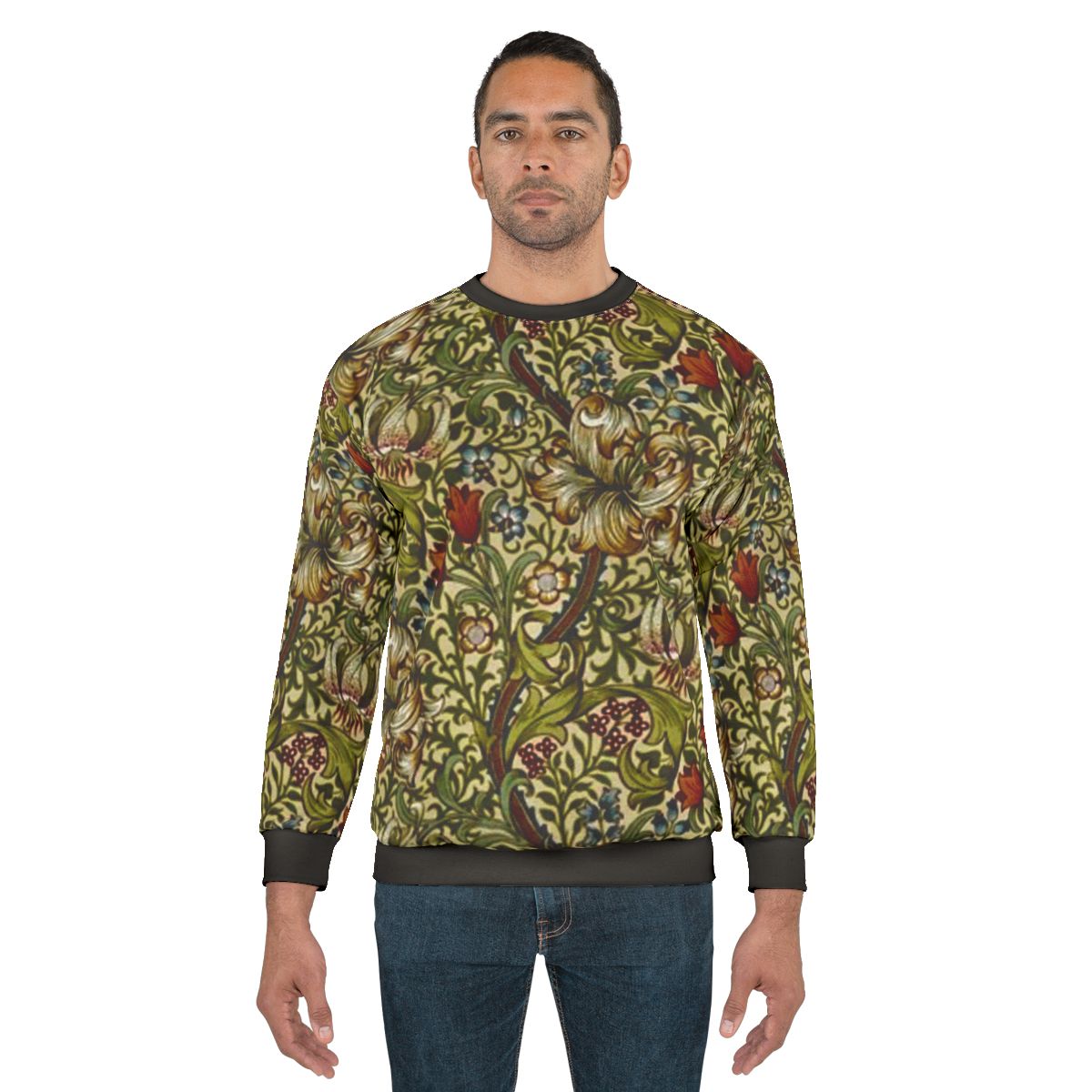 Vintage William Morris Golden Lily Floral Sweatshirt