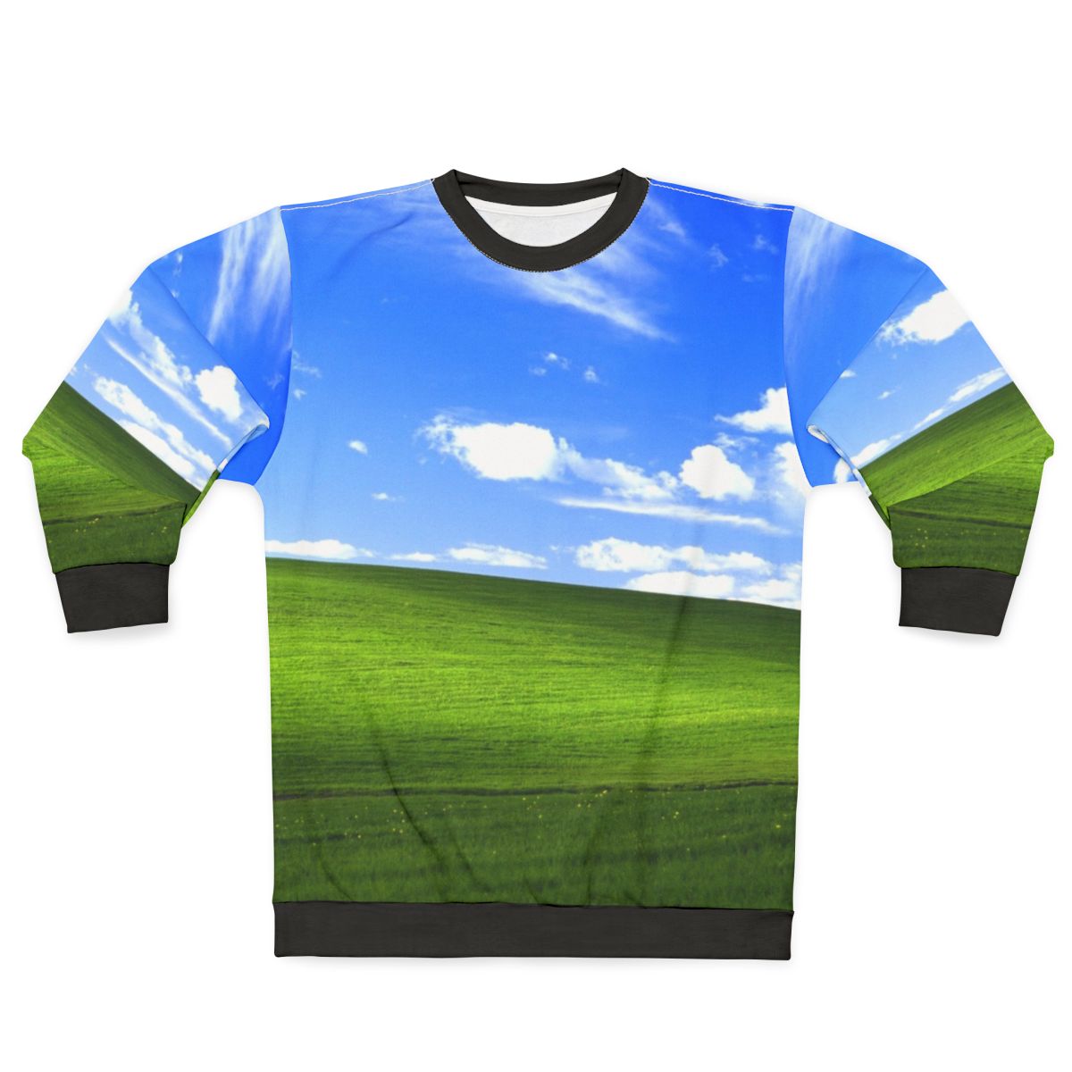 Retro Windows XP Wallpaper Sweatshirt
