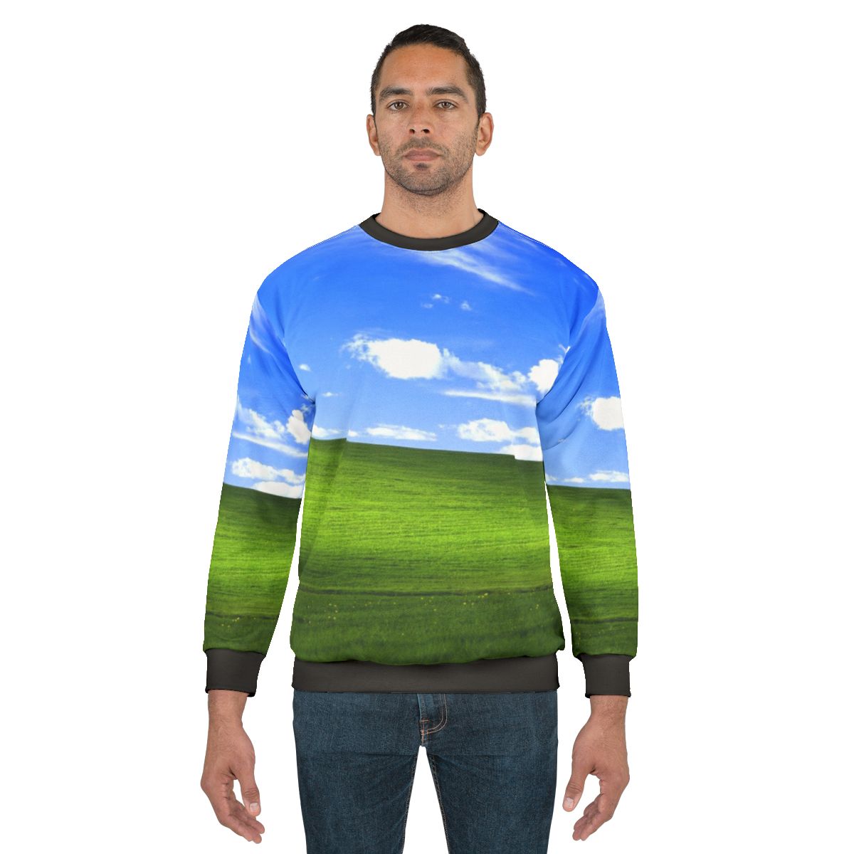 Retro Windows XP Wallpaper Sweatshirt