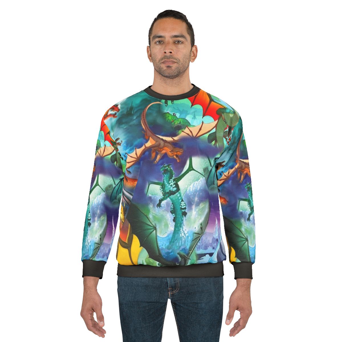 Wings of Fire All Dragon Pattern Sweatshirt