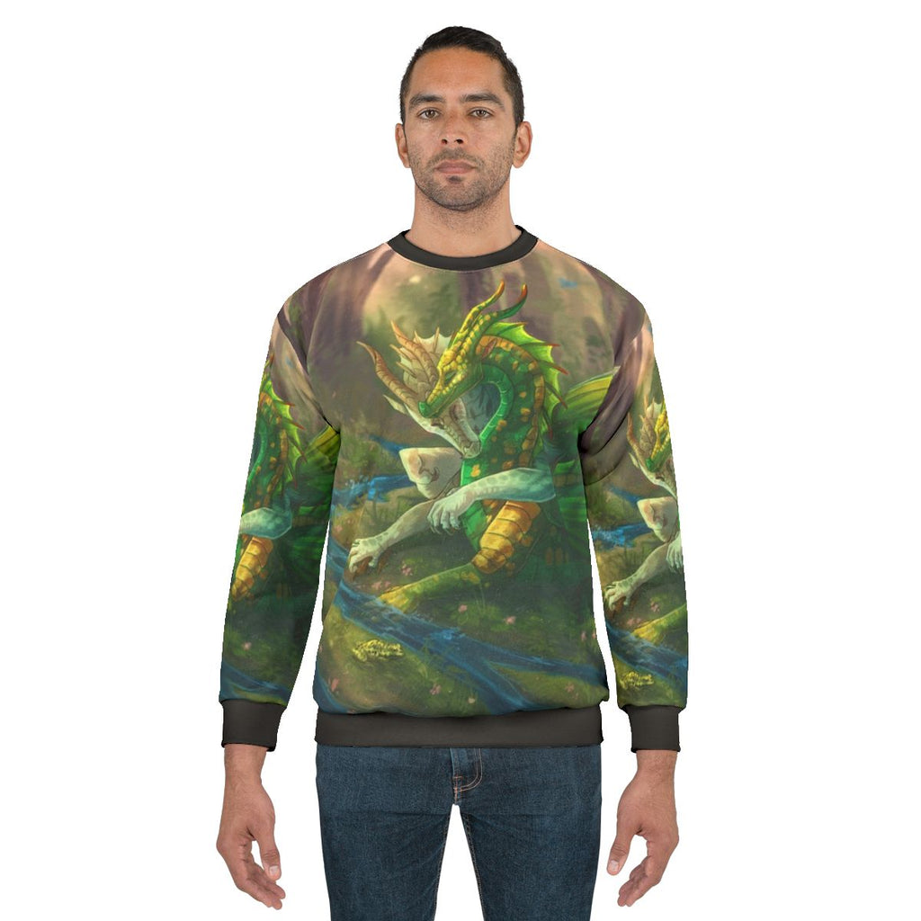 Wings of Fire Sundew and Willow Fantasy Dragon Sweatshirt