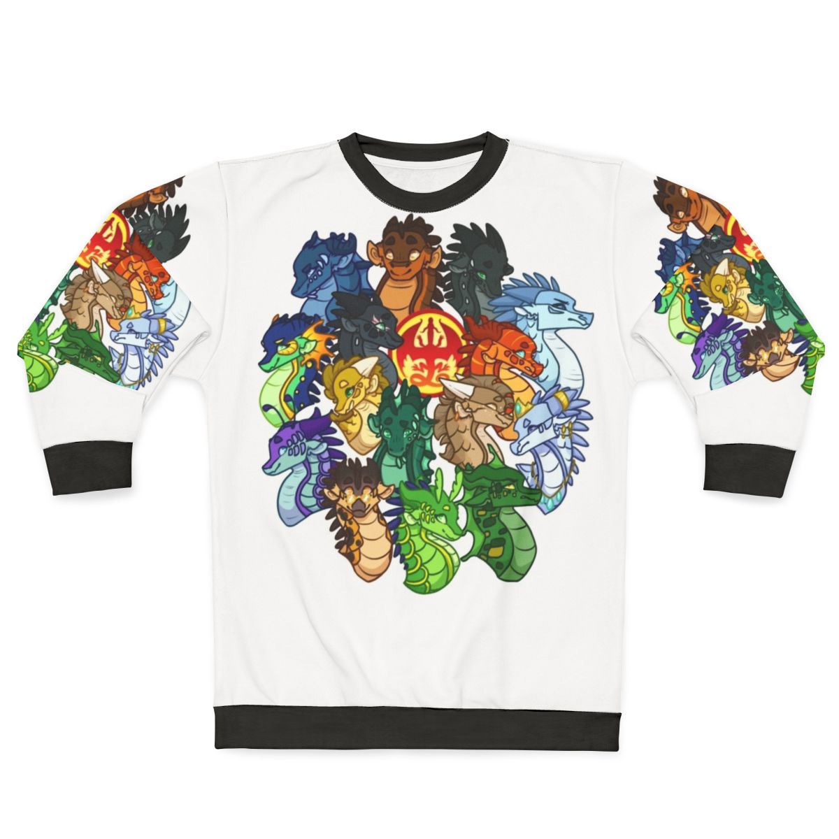 Wings of Fire Sweatshirt featuring dragon characters