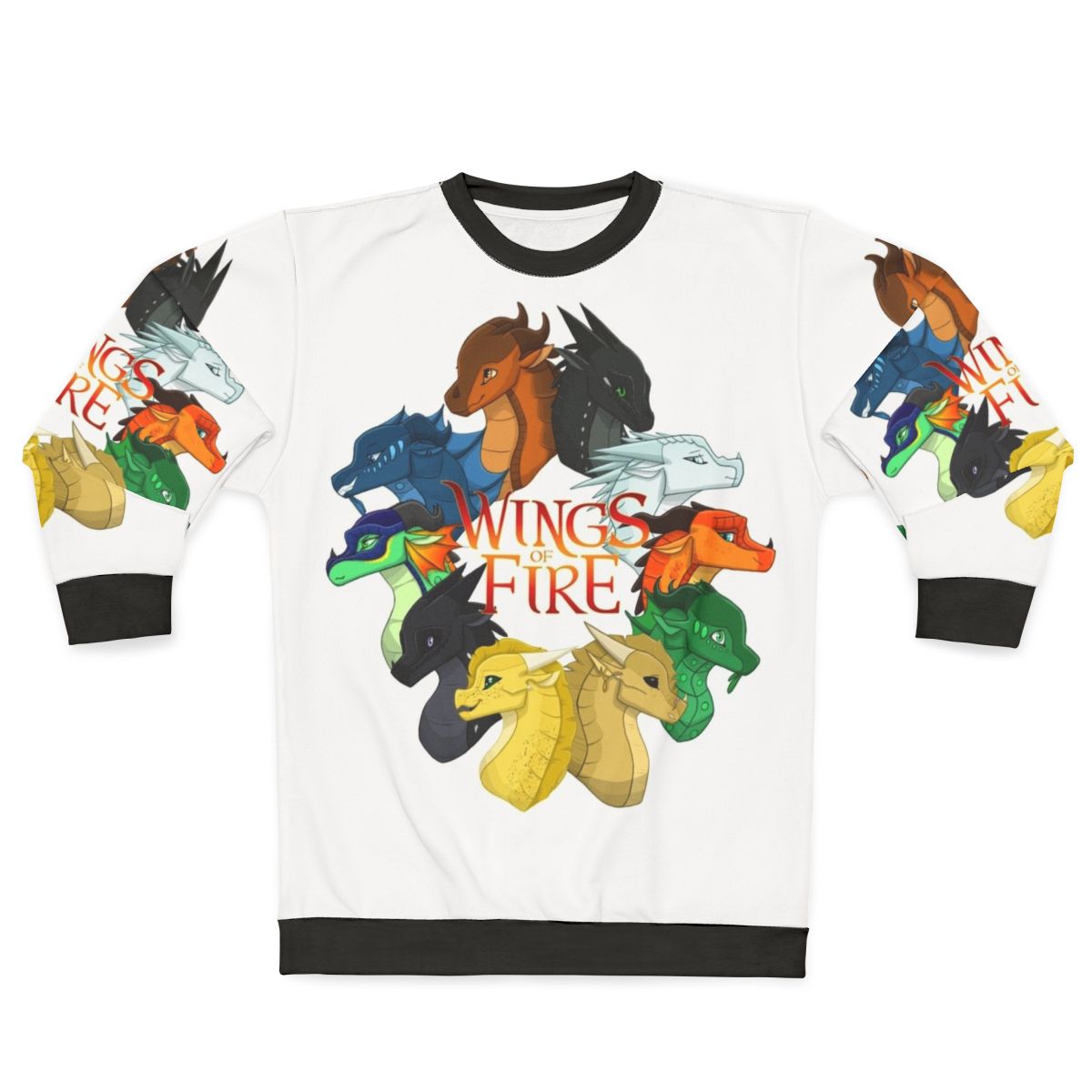 Wings of Fire Sweatshirt with Dragon Characters