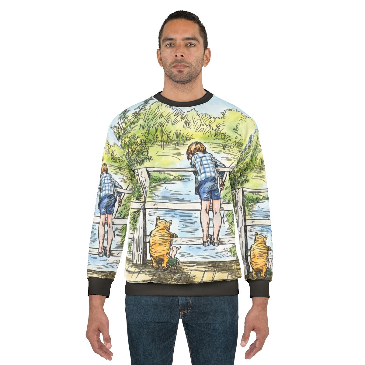 Winnie the Pooh Sweatshirt with Classic Illustration