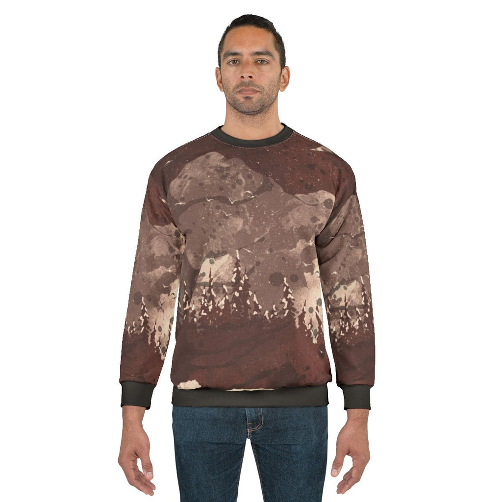Cozy bear sweatshirt for winter adventure