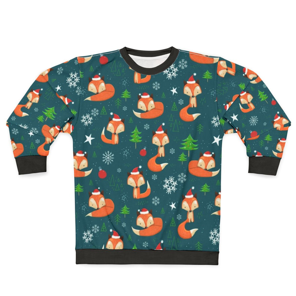 Cozy winter fox Christmas holiday sweatshirt