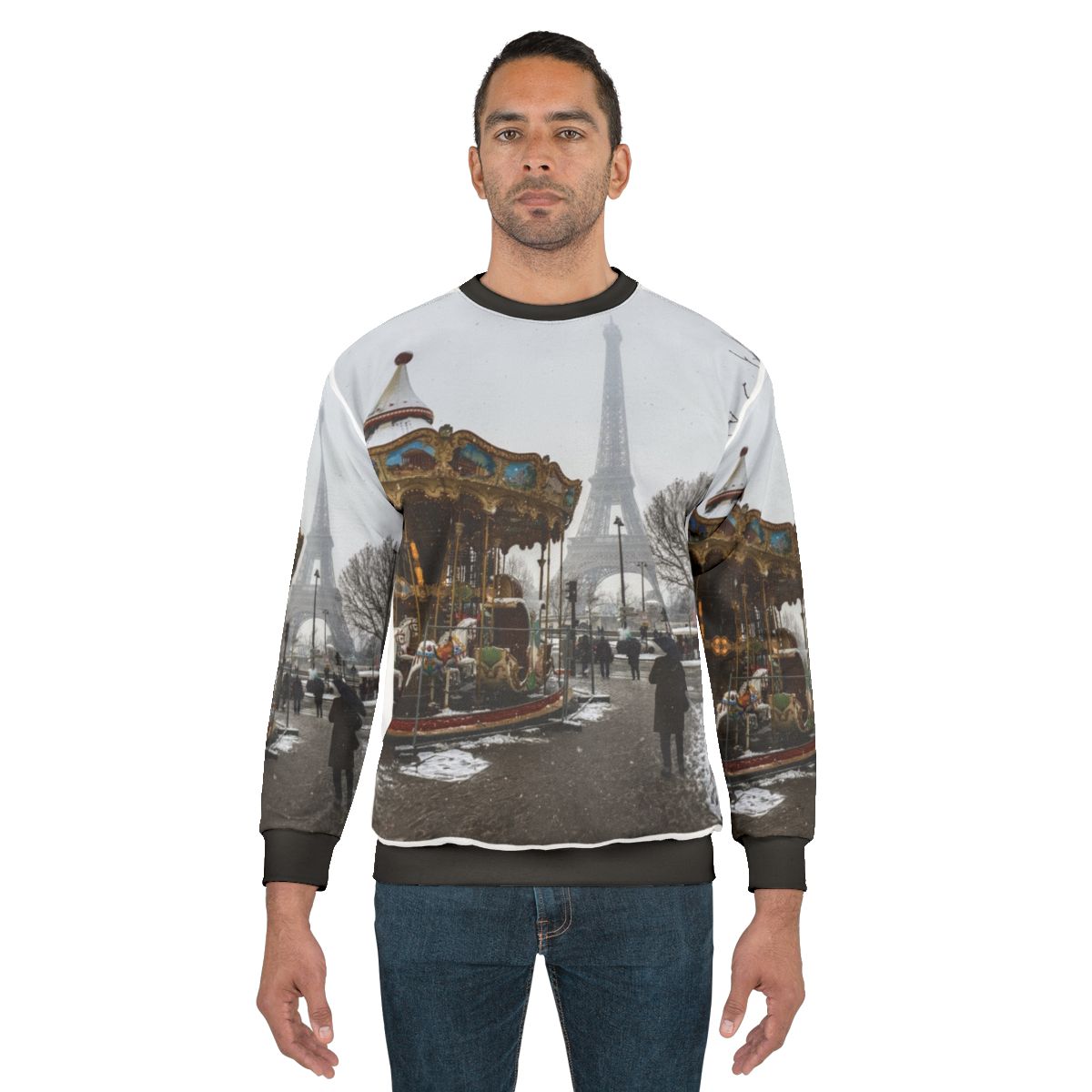 Warm and stylish Paris Eiffel Tower sweatshirt