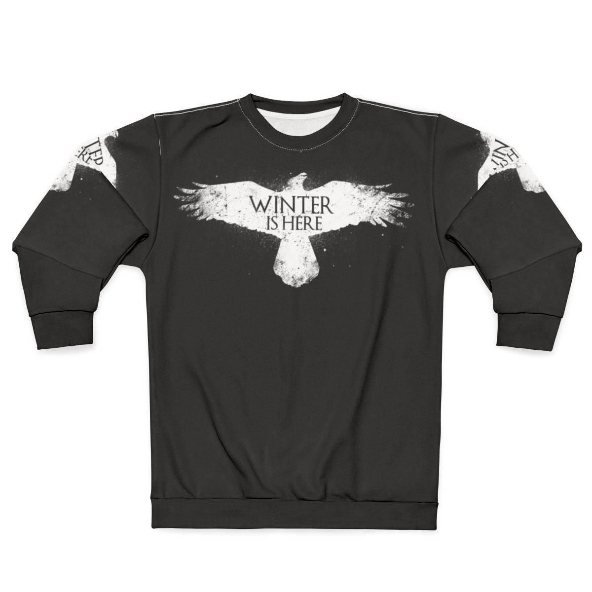 Cozy winter is here raven graphic sweatshirt