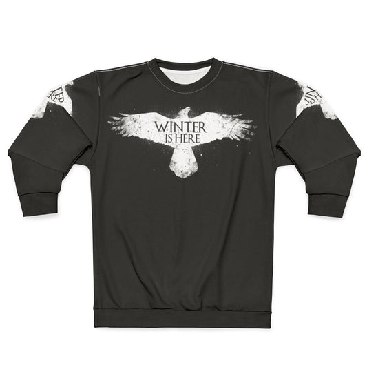 Cozy winter is here raven graphic sweatshirt