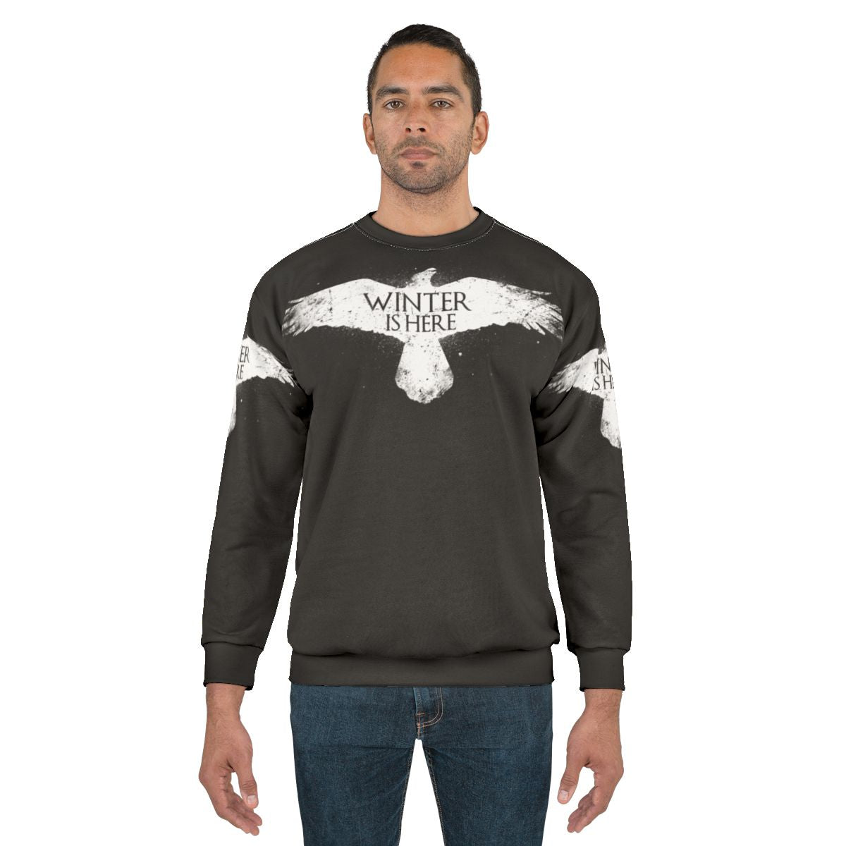 Cozy winter is here raven graphic sweatshirt