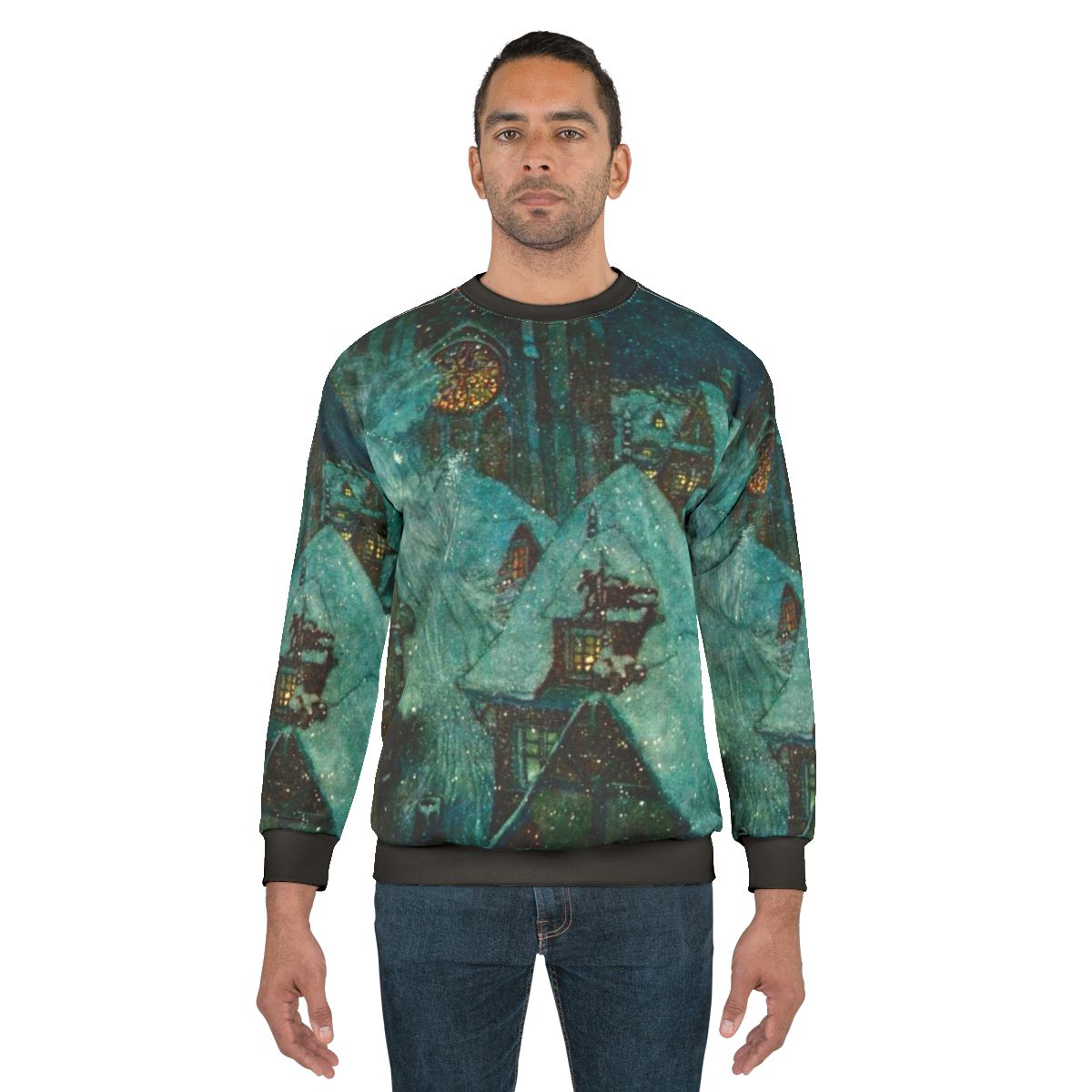 Edmund Dulac's 'Winter Night' Snow Queen Illustration Sweatshirt