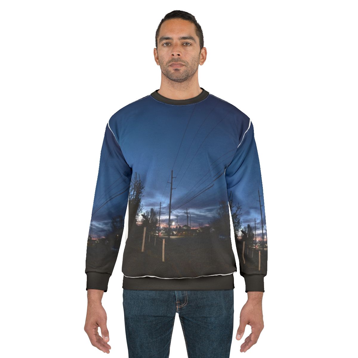 Cozy winter sunrise sweatshirt