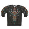 Dark Winya No 141 Yak Sweatshirt with Thai Culture Inspired Graphic Design