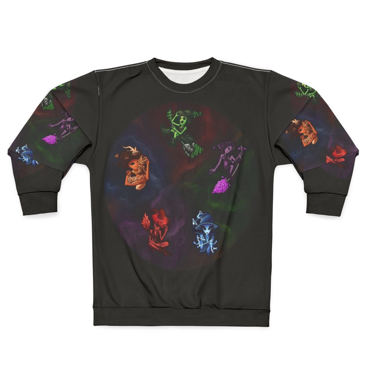 Galactic witch aliens sci-fi sweatshirt