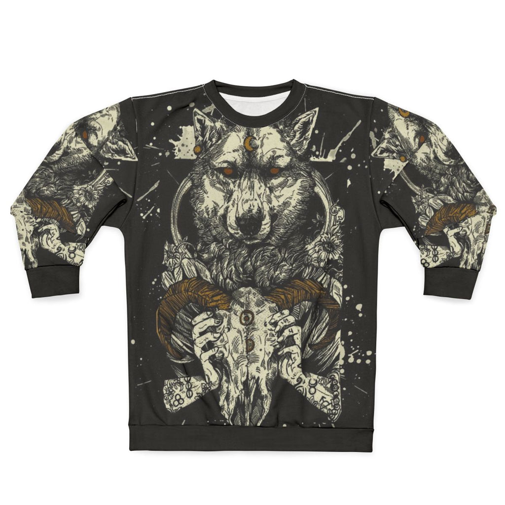 Witchcraft sweatshirt with occult and supernatural design
