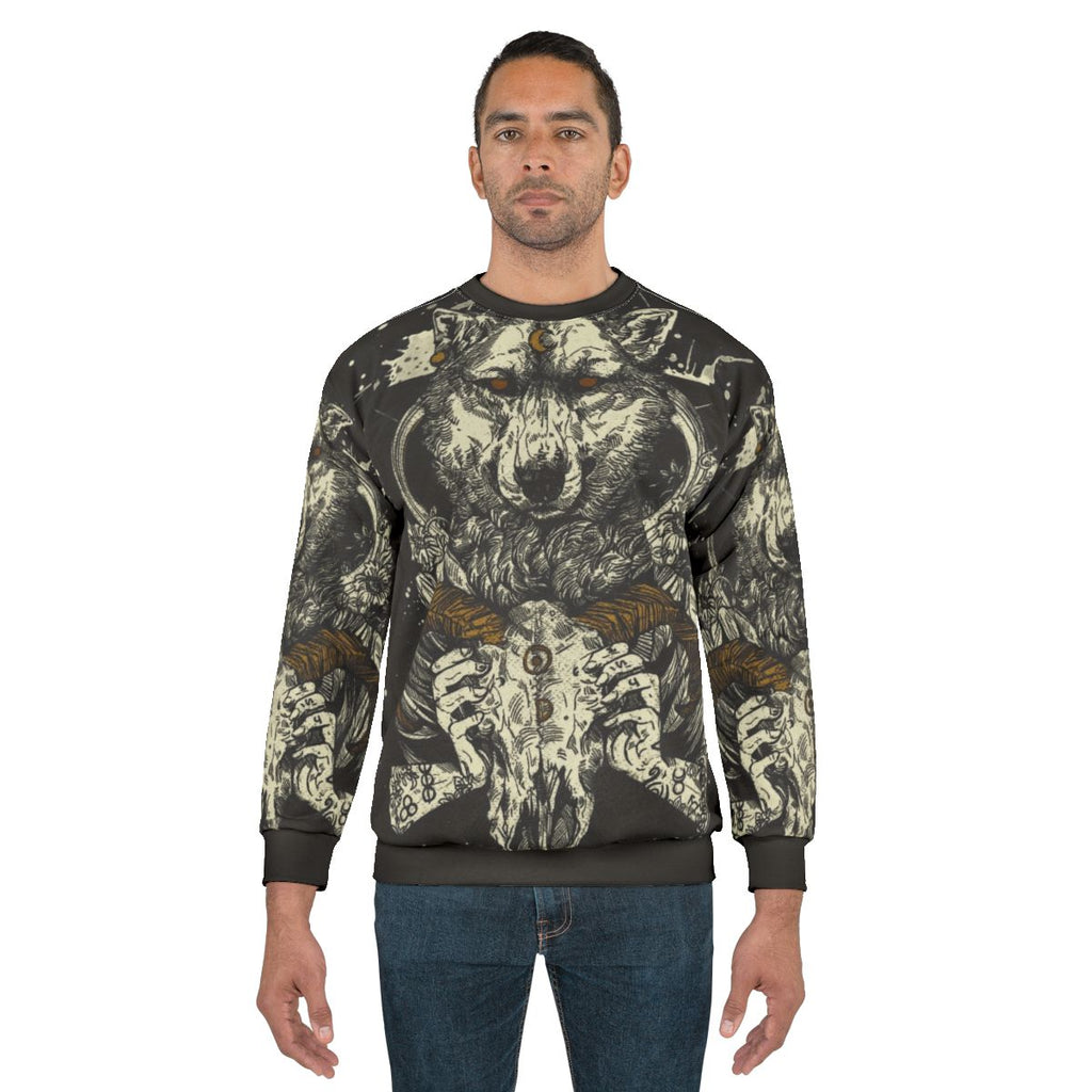 Witchcraft sweatshirt with occult and supernatural design