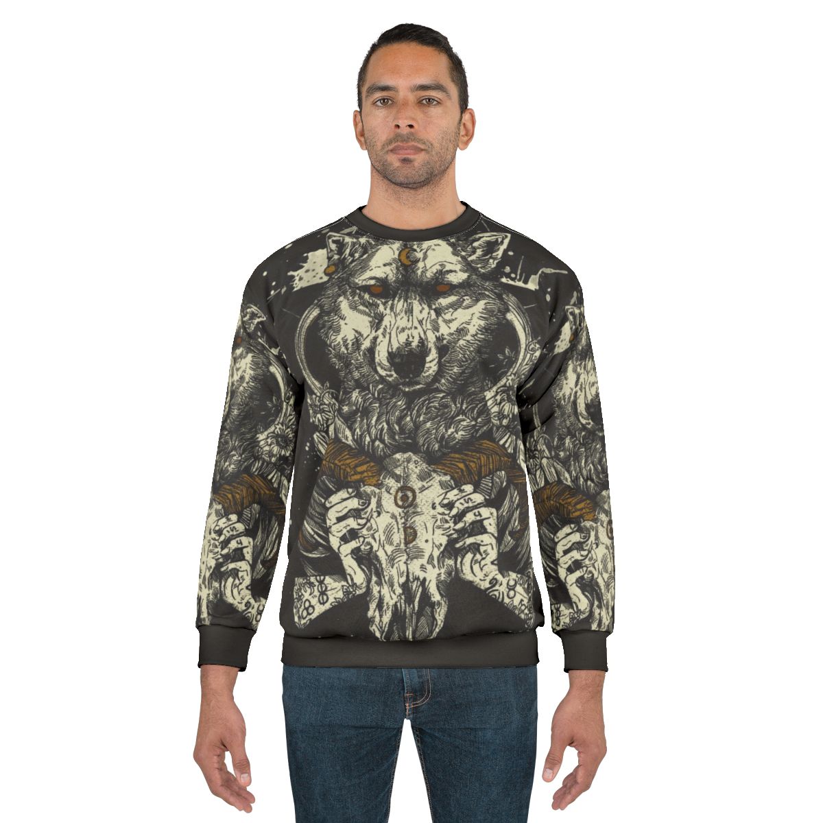 Witchcraft sweatshirt with occult and supernatural design