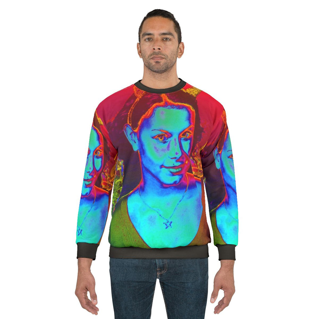 Witchcraft sweatshirt featuring abstract nature-inspired design