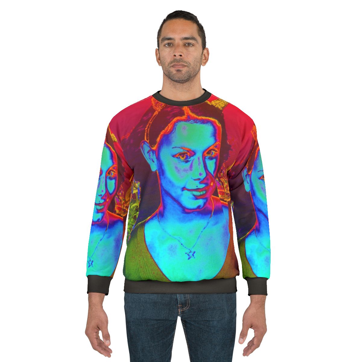 Witchcraft sweatshirt featuring abstract nature-inspired design