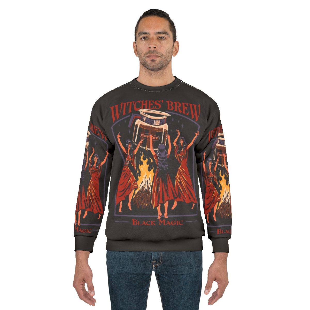 Witches Brew Retro Horror Sweatshirt