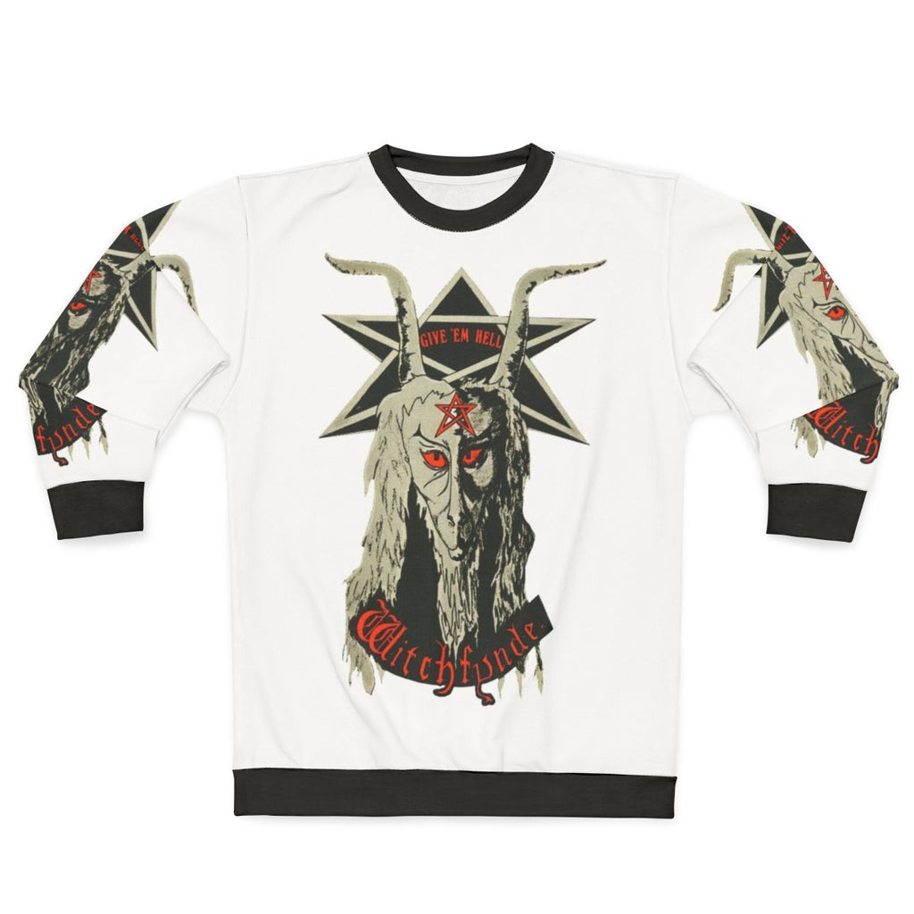 Witchfynde Give Em Hell Satanic Heavy Metal Sweatshirt