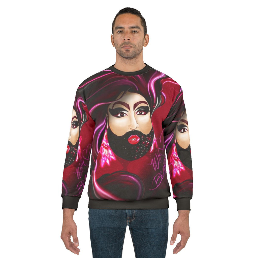 Bearonce Sweatshirt - Bearded Lady Drag Queen Gay Bear Fan Art
