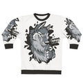 Cute wolf howling baby sweatshirt