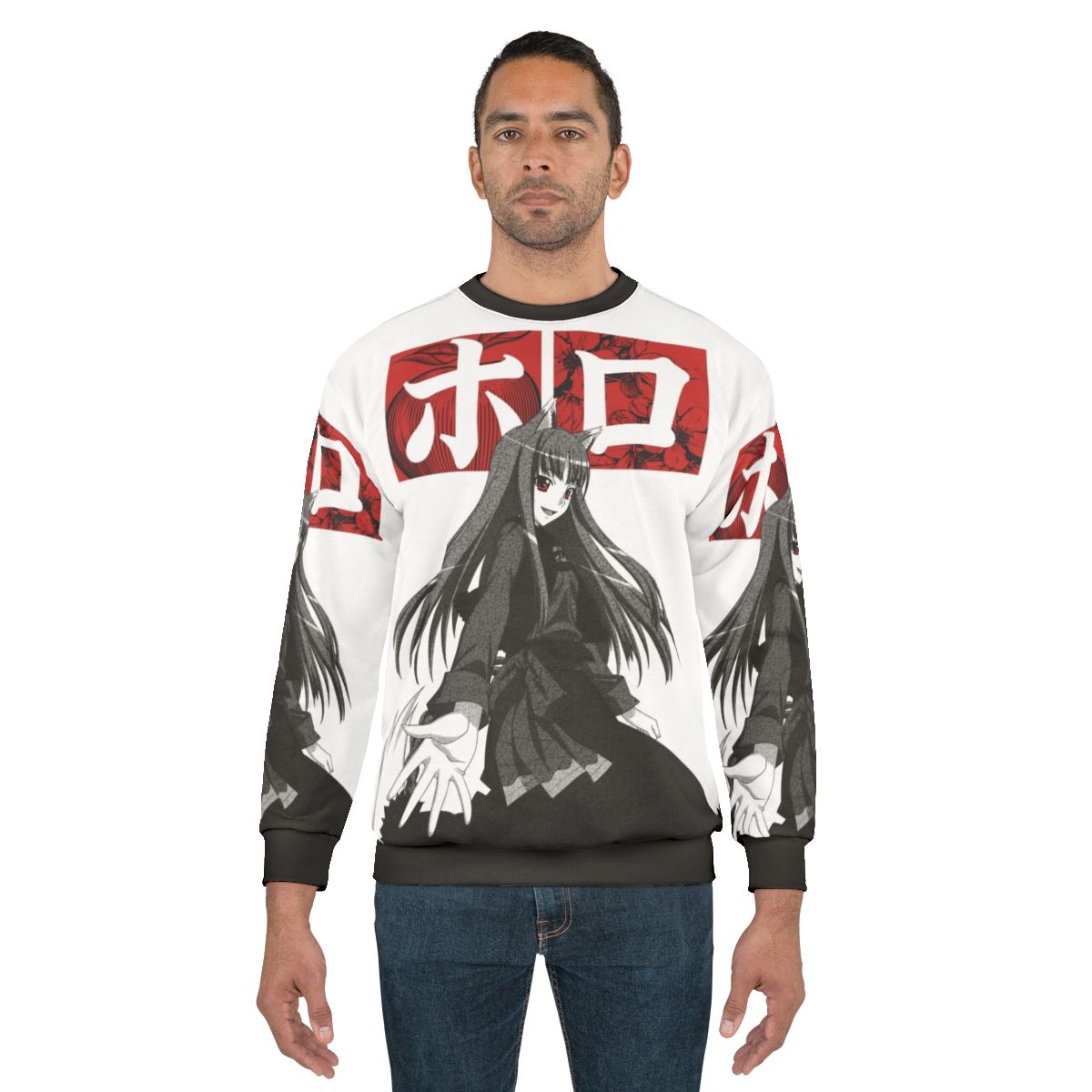 Wolf Harvest Deity Anime Manga Sweatshirt