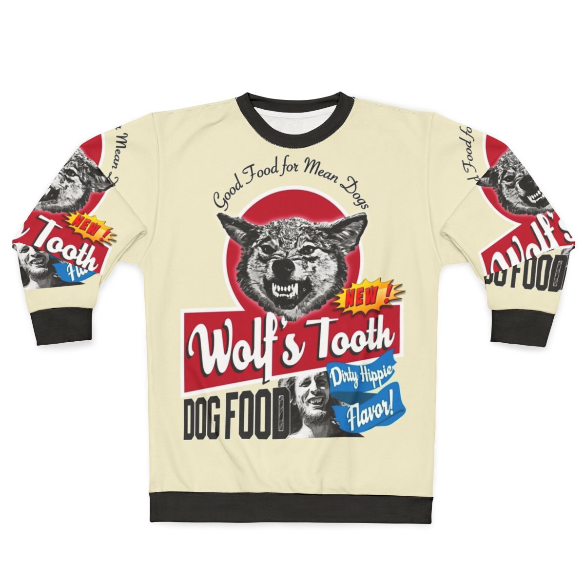 Dirty Hippie Flavor Wolf Sweatshirt featuring Brandy the Dog from Once Upon a Time in Hollywood