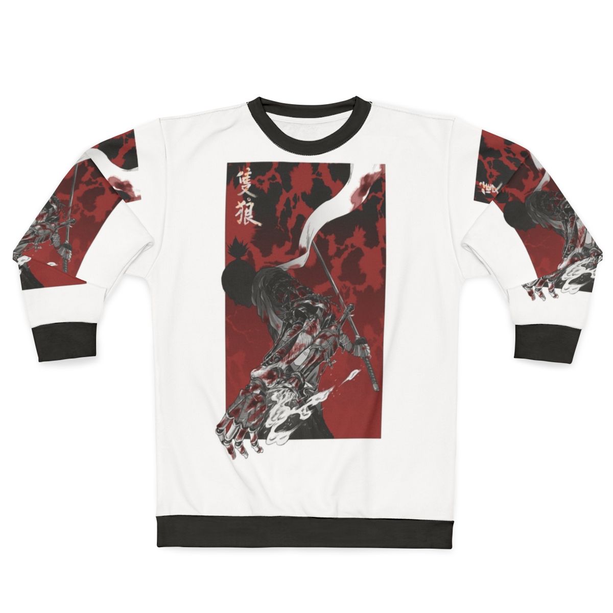 Wolf with Katana Sekiro Shadows Die Twice Sweatshirt