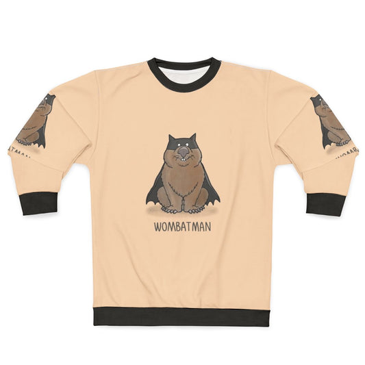 Wombat superhero sweatshirt for animal lovers